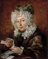 Portrait of a Woman Playing Patience, 1829